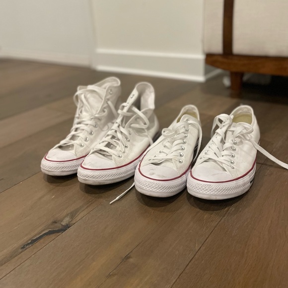 Converse 9.5M High and Low Tops - Picture 2 of 2